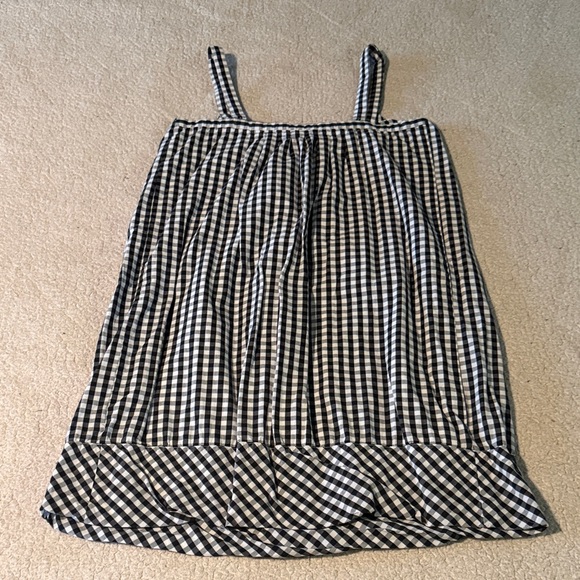 Tweeds Black and White Gingham Midi Dress Size 6 - Picture 5 of 6